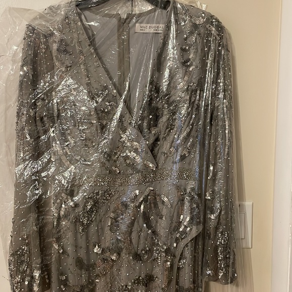 Mac Duggal Beaded Trumpet Gown - Picture 4 of 9